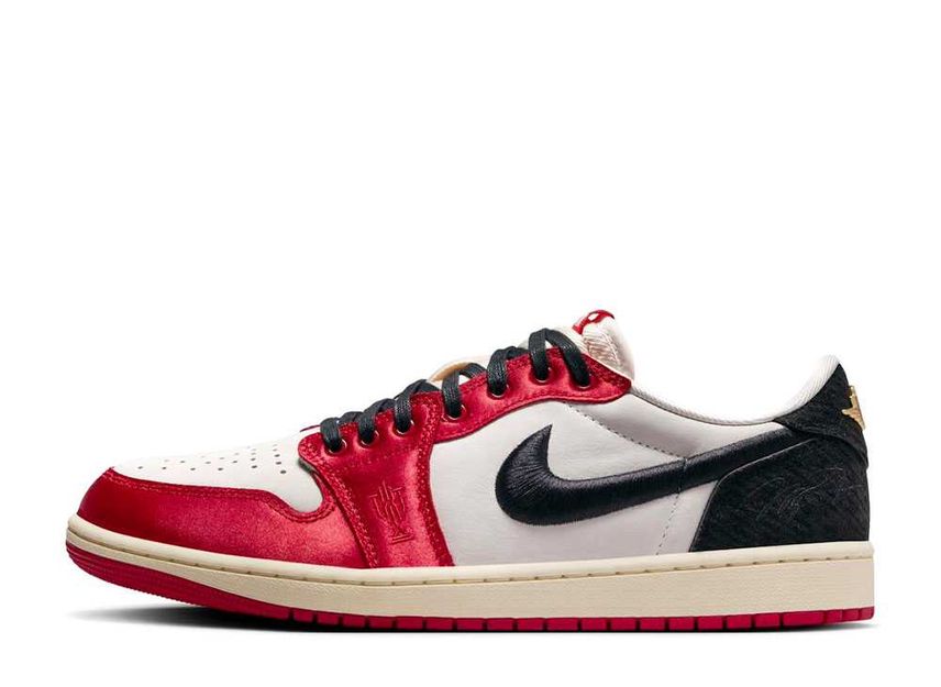 Trophy Room × Nike Air Jordan 1 Low OG "Sail and Varsity Red"