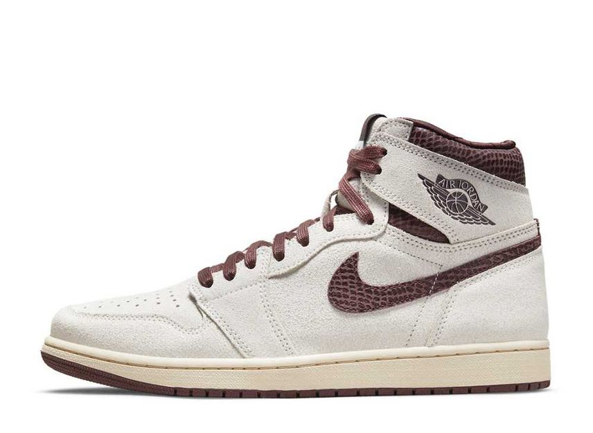 A Ma Maniere × Nike Air Jordan 1 Retro High OG "Sail and Burgundy"