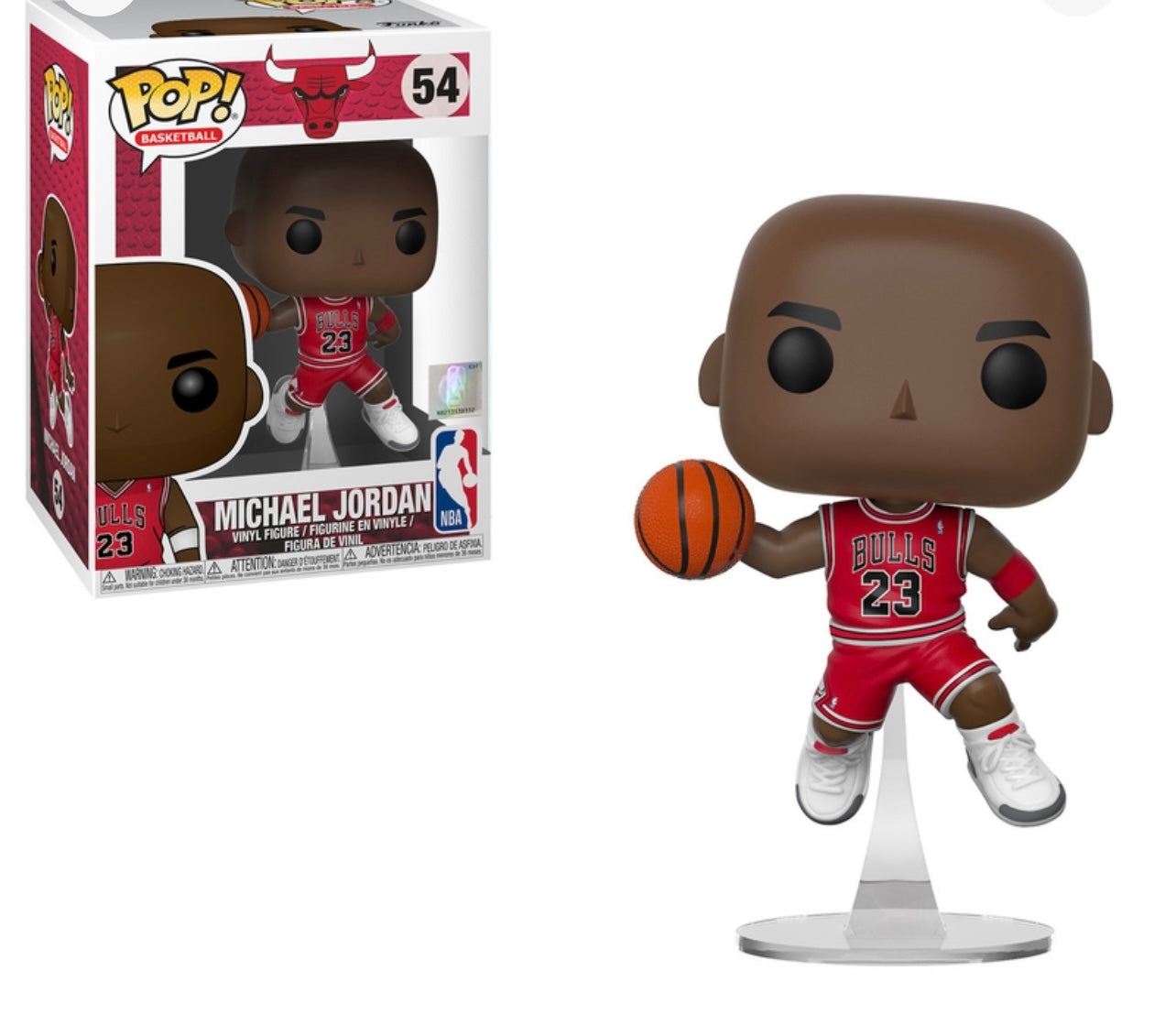 Funko Pop! NBA Chicago Bulls - Michael Jordan- Red