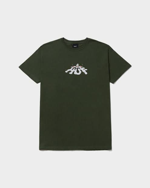 HUF SNOW T FOREST GREEN T-SHIRT