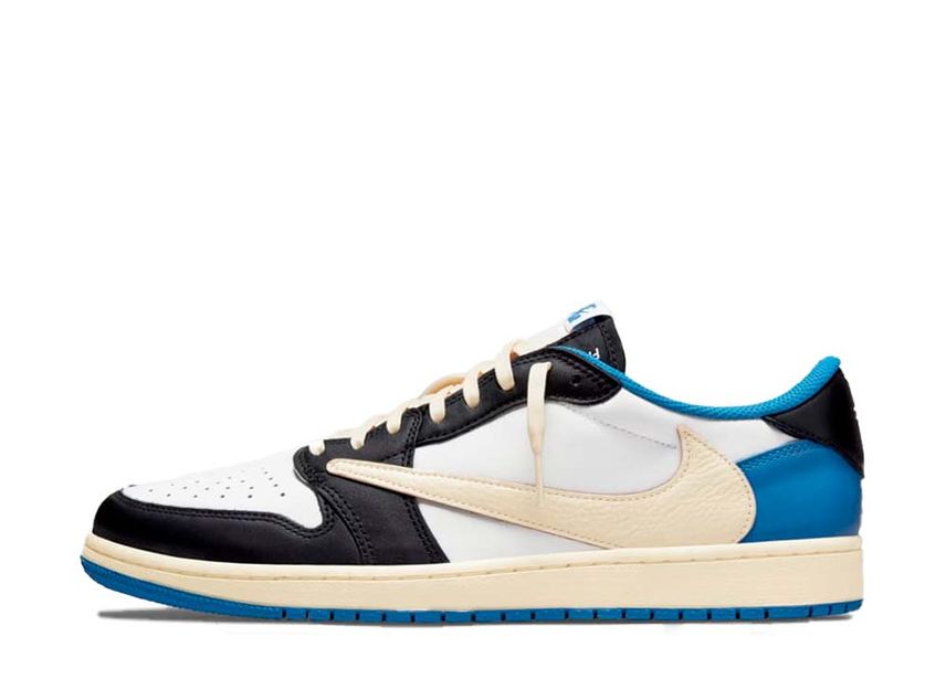 Travis Scott × Fragment × Nike Air Jordan 1 Low OG SP "Blue"