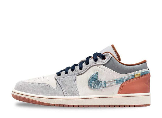 Nike Air Jordan 1 Low SE "Phantom/Coconut Milk/Amber Brown/Star Blue"